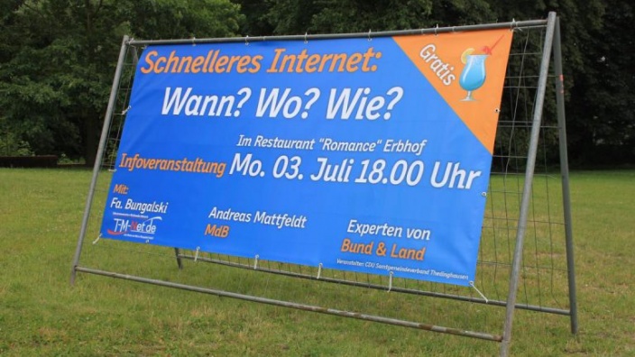 Mit Nachdruck für schnelleres Internet