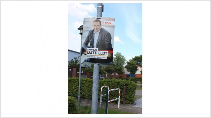 Die ersten Wahlplakate hängen bereits